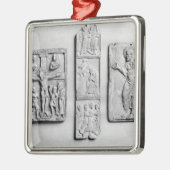 Frühe christliche ivories ornament aus metall (Links)