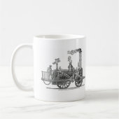 Frühe Dampflokomotive Kaffeetasse (Links)