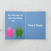 "Frühe Erholung kann verwirrende" lustige Karte (Innenseite)