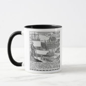 Frühe Fischen-Bühnen Tasse (Links)