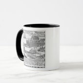 Frühe Fischen-Bühnen Tasse (Vorderseite Links)