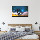 Frühe Frühlingssonne Blaue Himmelsfarbe Malerei Leinwanddruck (Insitu (Schlafzimmer))