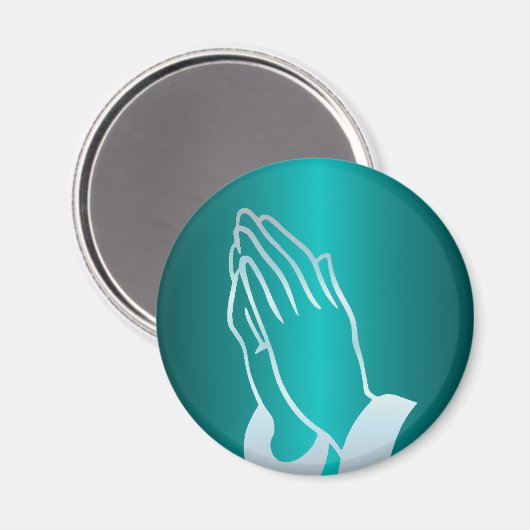 Frühe Gebet-Hände Magnet (Vorderseite/Rückseite)