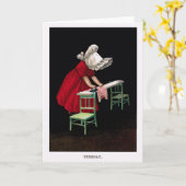 Frühe Gruß-Karte 1900s Dienstages Sunbonnet Sue Karte (Gelbe Blume)