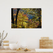 Frühe Herbstvormitte auf dem Westberg Poster (Küche)