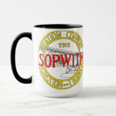 Frühe Jahrhundert-Tasse Sopwith Aviation Company Tasse (Links)