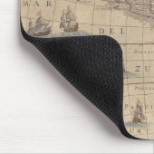 Frühe Karte der Amerikas (Nord- und Südamerika) Mousepad (Ecke)