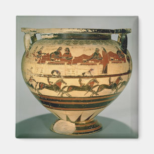 Frühe korinthische Schwarzzahl Spalte-krater Magnet