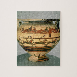 Frühe korinthische Schwarzzahl Spalte-krater Puzzle