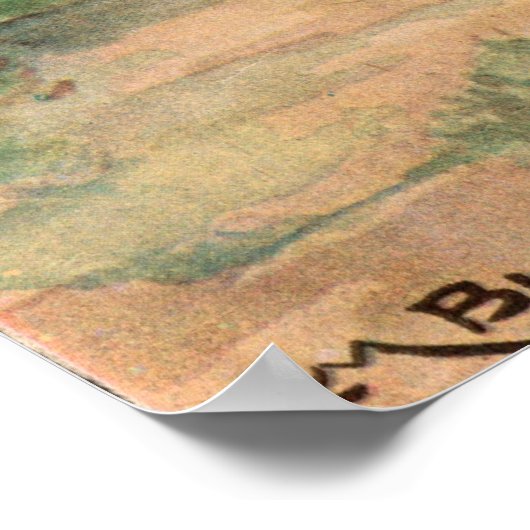 Frühe Landschaftsbilder Poster (Ecke)