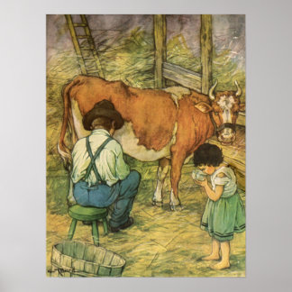 Frühe Landschaftsbilder Poster
