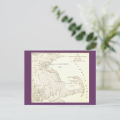 Frühe Massachusetts Postkarte (Stehend Vorderseite)