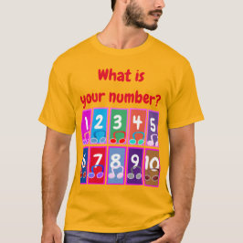 Frühe Mathematiknummern 1 bis 10 T - Shirt
