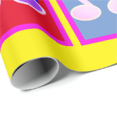 Frühe Mathematiknummern 1 bis 10 Umschlagpapier Geschenkpapier (Rolleneckpunkt)