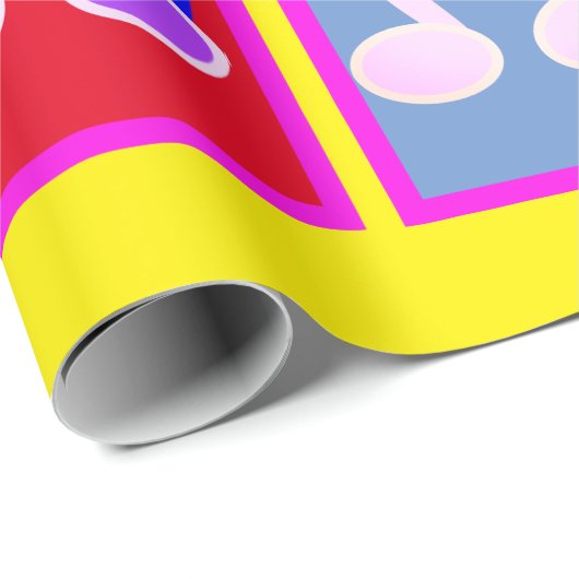 Frühe Mathematiknummern 1 bis 10 Umschlagpapier Geschenkpapier (Rolleneckpunkt)