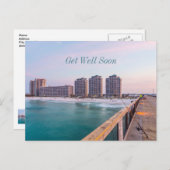 Frühe Navarra Beach Florida Angeln bald wieder gut Postkarte (Vorne/Hinten)