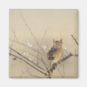 Frühe Pflaumenblüten von Nishimura Goun, Vintage E Magnet