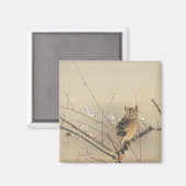 Frühe Pflaumenblüten von Nishimura Goun, Vintages Magnet (Vorderseite/Rückseite)