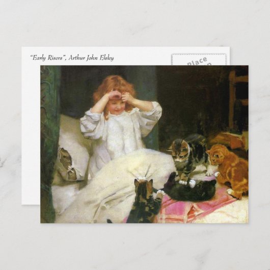 Frühe Riserkarten Postkarte (Vorne/Hinten)