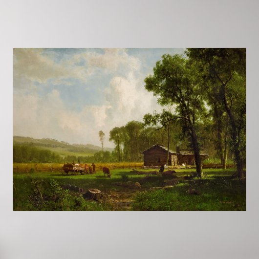 Frühe Siedler (1861) Poster (Vorne)