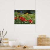 Frühe Sommergärten, Burnt Orange Asiatic Lilies Poster (Küche)
