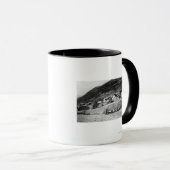 Frühe Szene von Kodiak, Alaska-Foto Tasse (VorderseiteRechts)