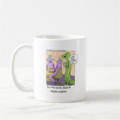 Frühe Tage des Essens in sonnigen Geschenken und T Kaffeetasse (Links)
