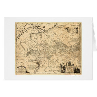 Frühe Ukraine-Karte 1648