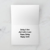 FRÜHEN IST HEIZUNG/OSTER IST IN DER NÄHE KARTE (Innenseite)