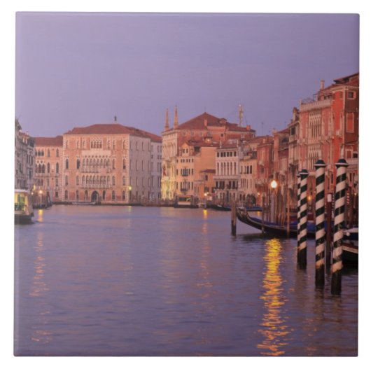 frühen Morgen Grand Canal Tour, Venedig, Italien Fliese (Vorderseite)