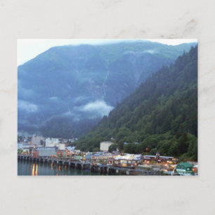 Früher Abend in Juneau-Postkarte Postkarte