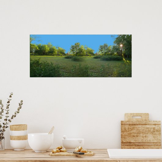 Früher Abend Poster (Küche)
