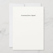 Früher arbeiteten sie mit einem guten, sonnigen Ru Einladung (Rückseite)