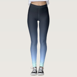 Früher blauer Sonnenaufgang Leggings