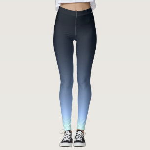 Früher blauer Sonnenaufgang Leggings