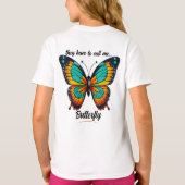 "Früher.." Der T - Shirt eines anpassbaren Mädchen (Rückseite)