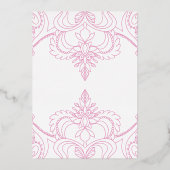 Früher einmal Princess Baby Dusche Folieneinladung (Rückseite)