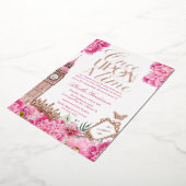 Früher einmal Princess Baby Dusche Folieneinladung (Gedreht)