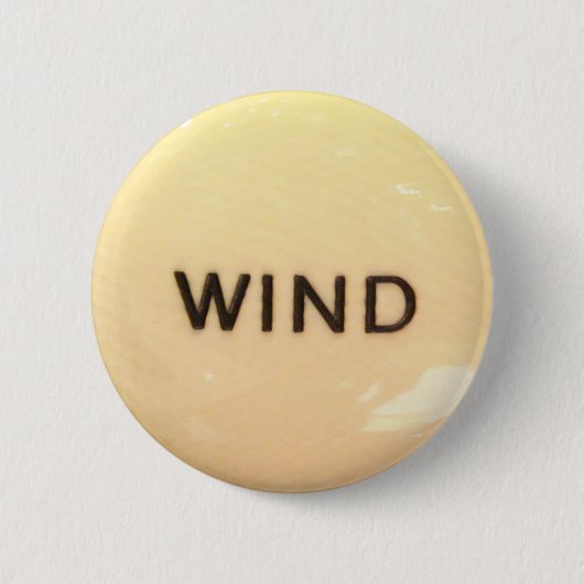 Früher englischer Pfeifenorgelwindgriff Button (Vorderseite)