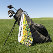 Früher Fall - Personalisiert Golfhandtuch (Gras)