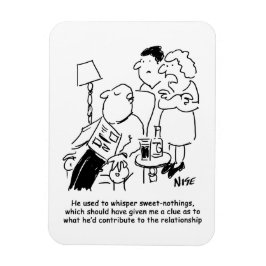 Früher flüsterte er "süße Nylons" Magnet