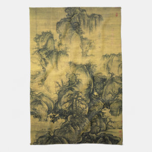 Früher Frühling & Guo Xi - Chinesische Kunst/kaise Geschirrtuch