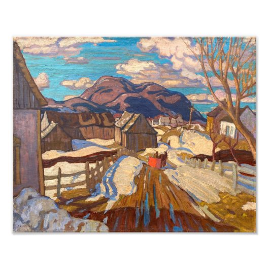 Früher Frühling, Quebec | A. Y. Jackson | Fotodruck (Vorne)
