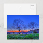 Früher Frühlingsaufgang, Dover, Ohio Postkarte (Vorne/Hinten)