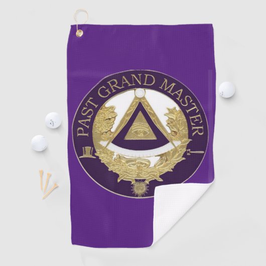 Früher Grandmaster Freemason Golfhandtuch (Insitu)