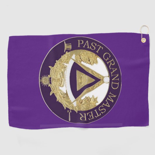 Früher Grandmaster Freemason Golfhandtuch (Horizontal)