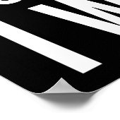 Früher habe ich mich nur angestrengt poster (Ecke)