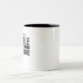 Früher hatte ich ein Handgriff auf das Leben, aber Zweifarbige Tasse (Mittel)