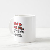 Früher hatte ich ein Leben... Buchhalter Kaffeetasse (Vorderseite Links)