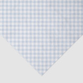 Früher Herbst-Retro-Gingham | Staubblau Seidenpapier (Detail)